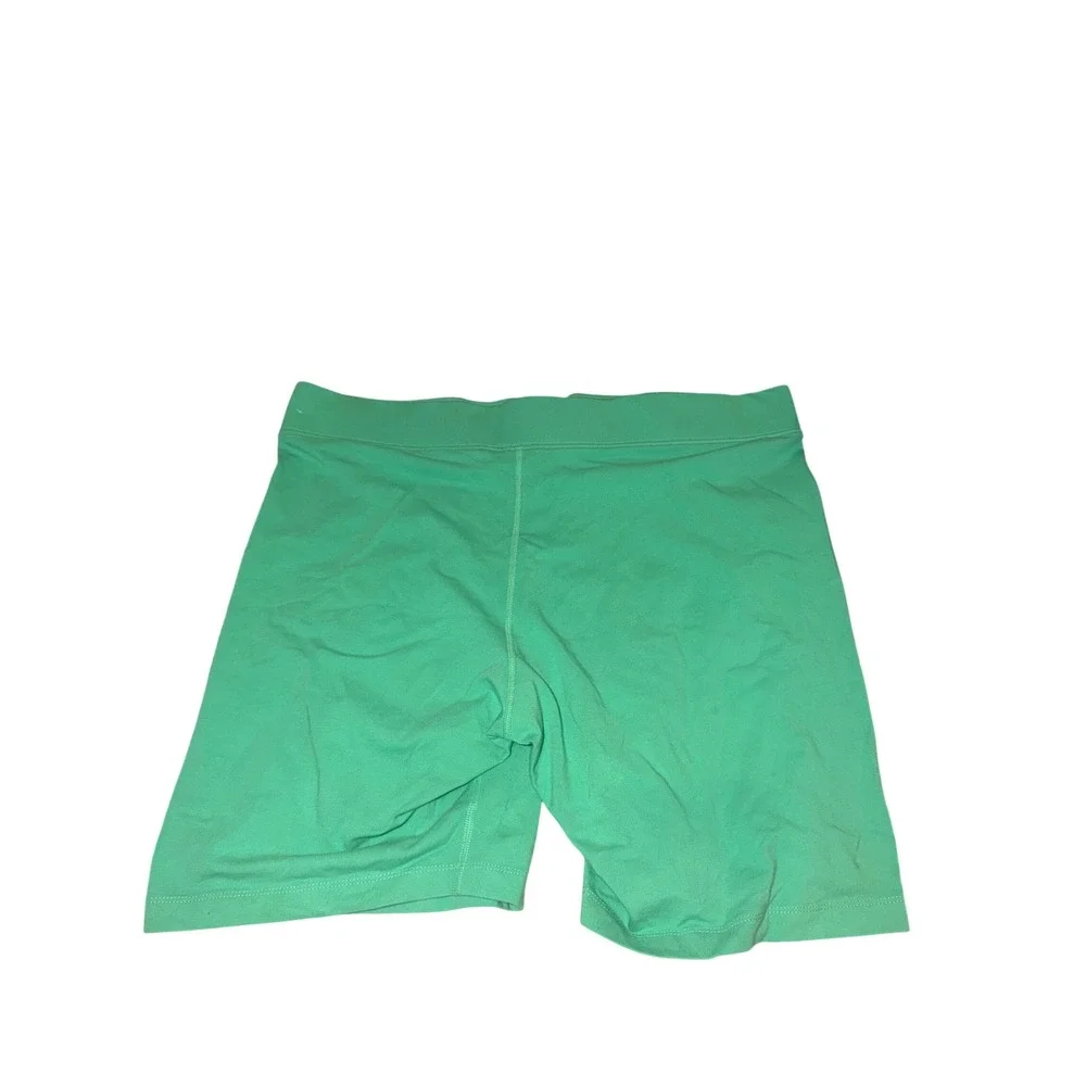 Nike Womens Green Bike Shorts Plus Size 2X Activewear Athletic Biker Shorts